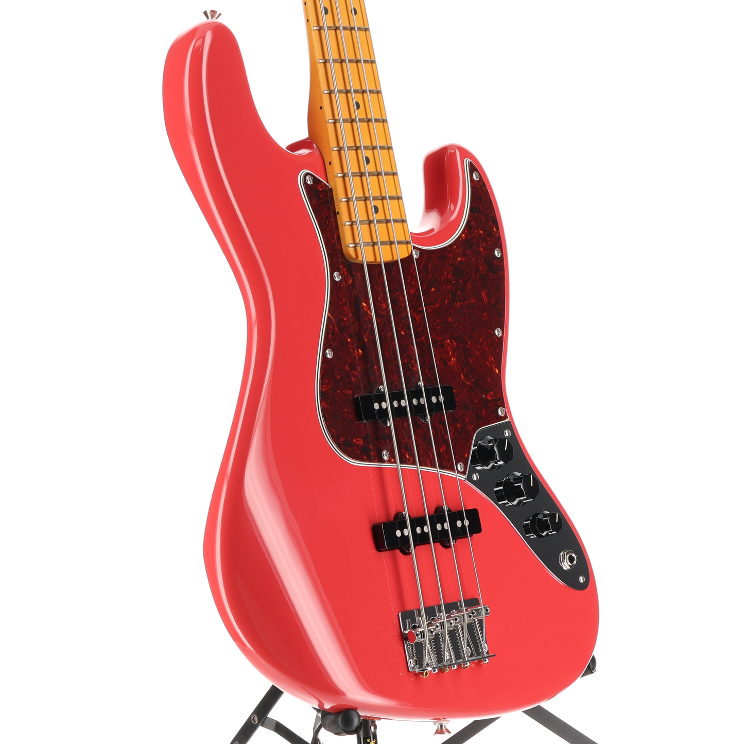 Fender American Professional Classic Jazz Bass, Maple Fingerboard, Faded Dakota Red (B5) (03010)