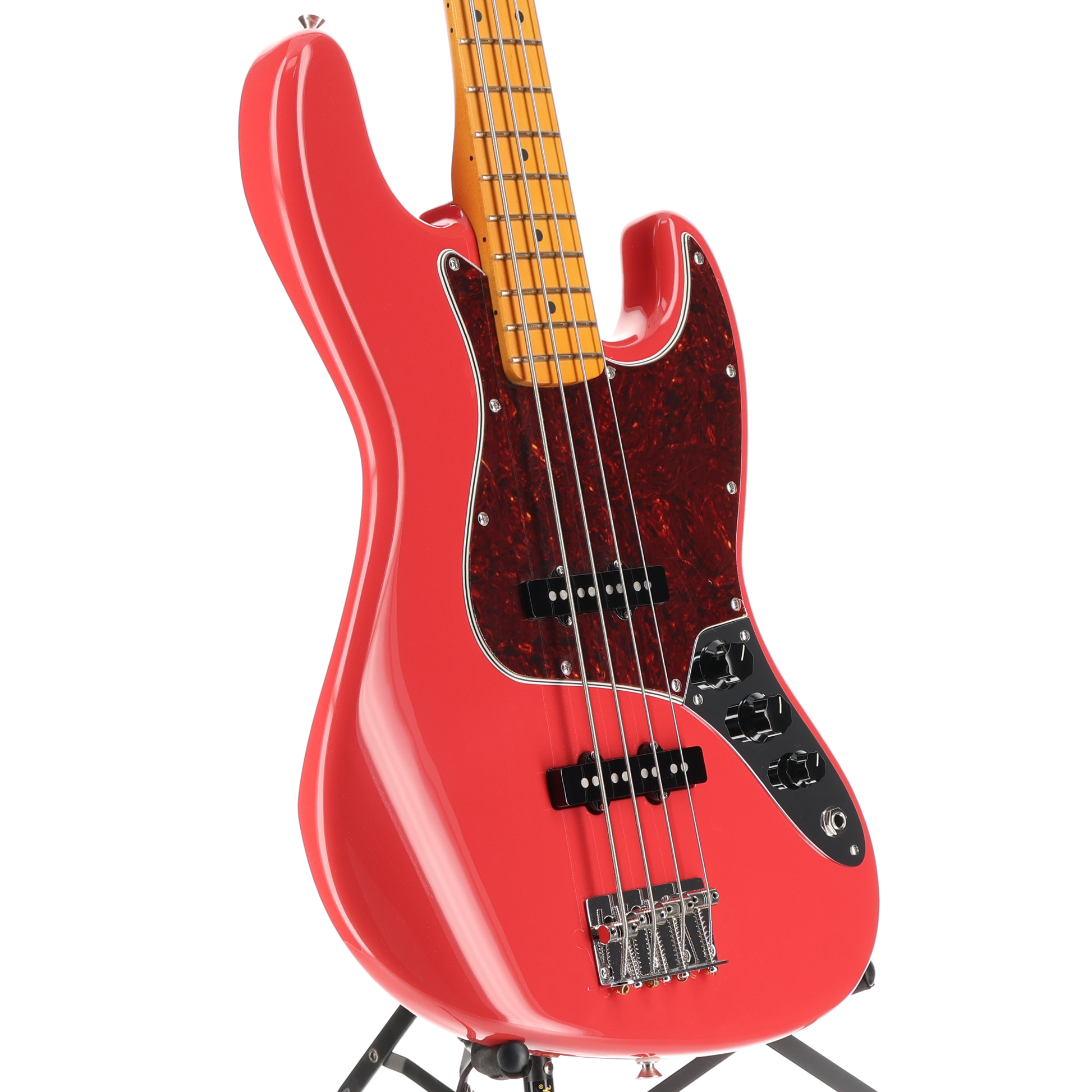 Fender American Professional Classic Jazz Bass, Maple Fingerboard, Faded Dakota Red (B5) (03010)