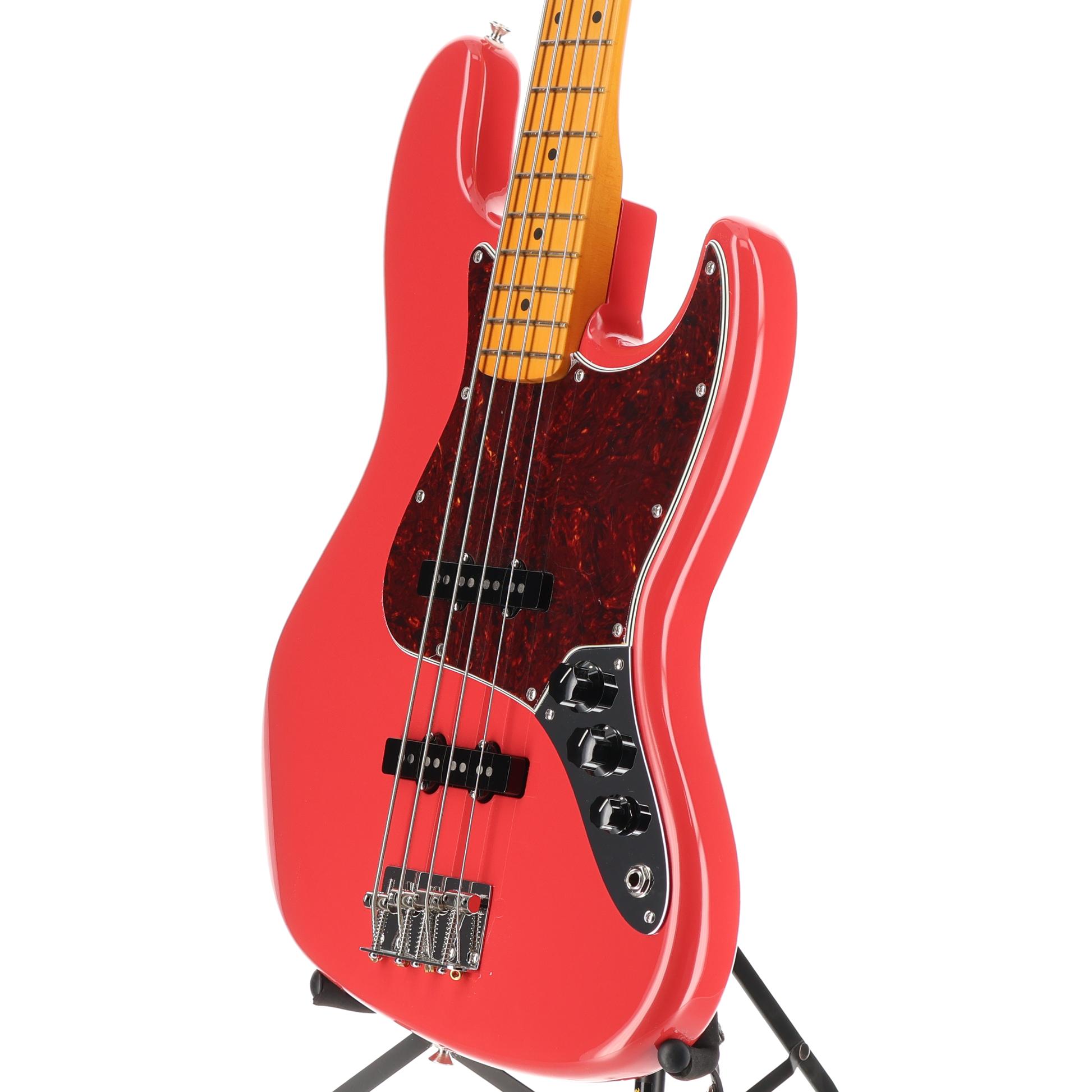 Fender American Professional Classic Jazz Bass, Maple Fingerboard, Faded Dakota Red (B5) (03010)