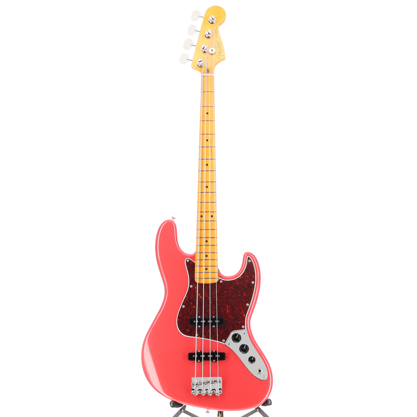 Fender American Professional Classic Jazz Bass, Maple Fingerboard, Faded Dakota Red (B5) (03010)