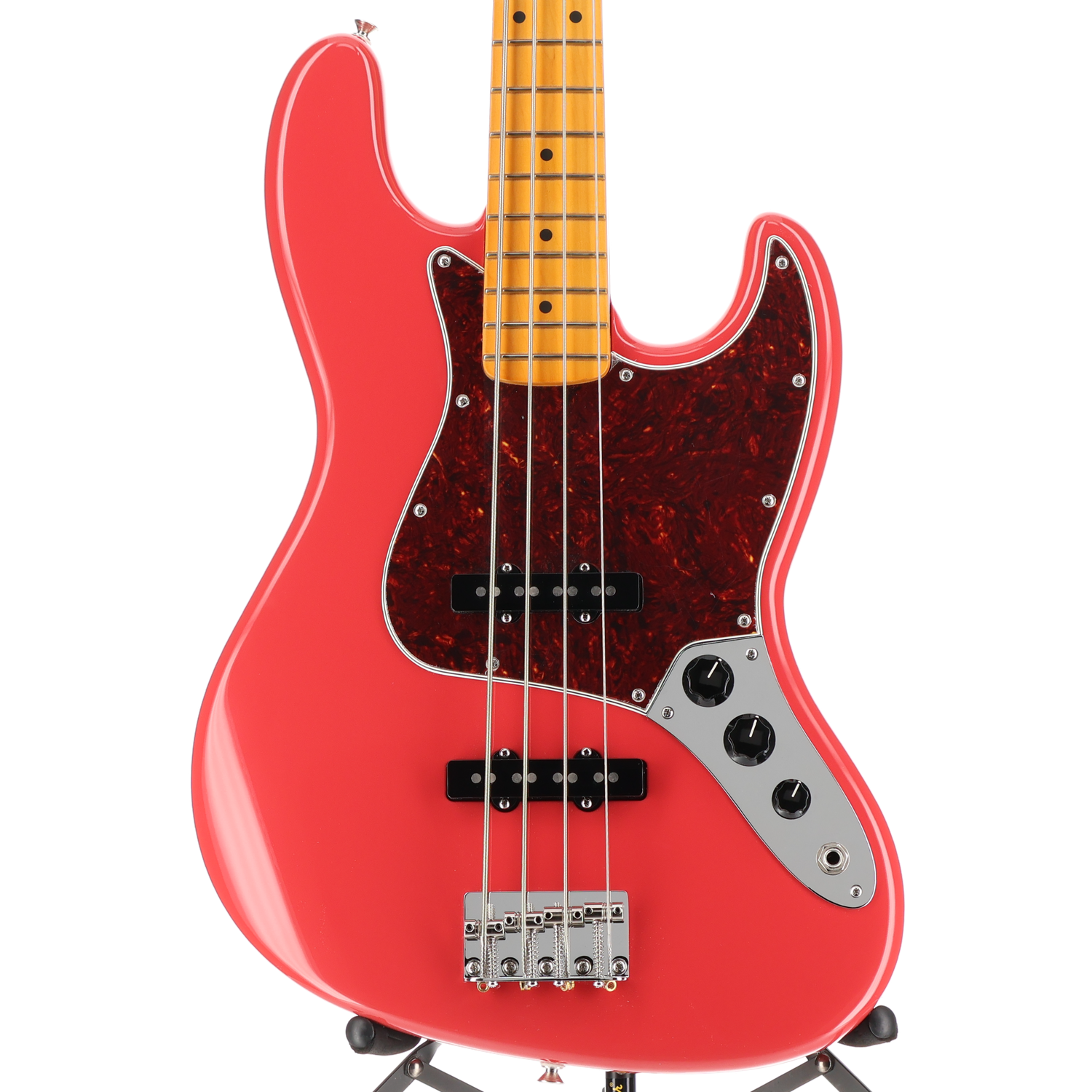 Fender American Professional Classic Jazz Bass, Maple Fingerboard, Faded Dakota Red (B5) (03010)
