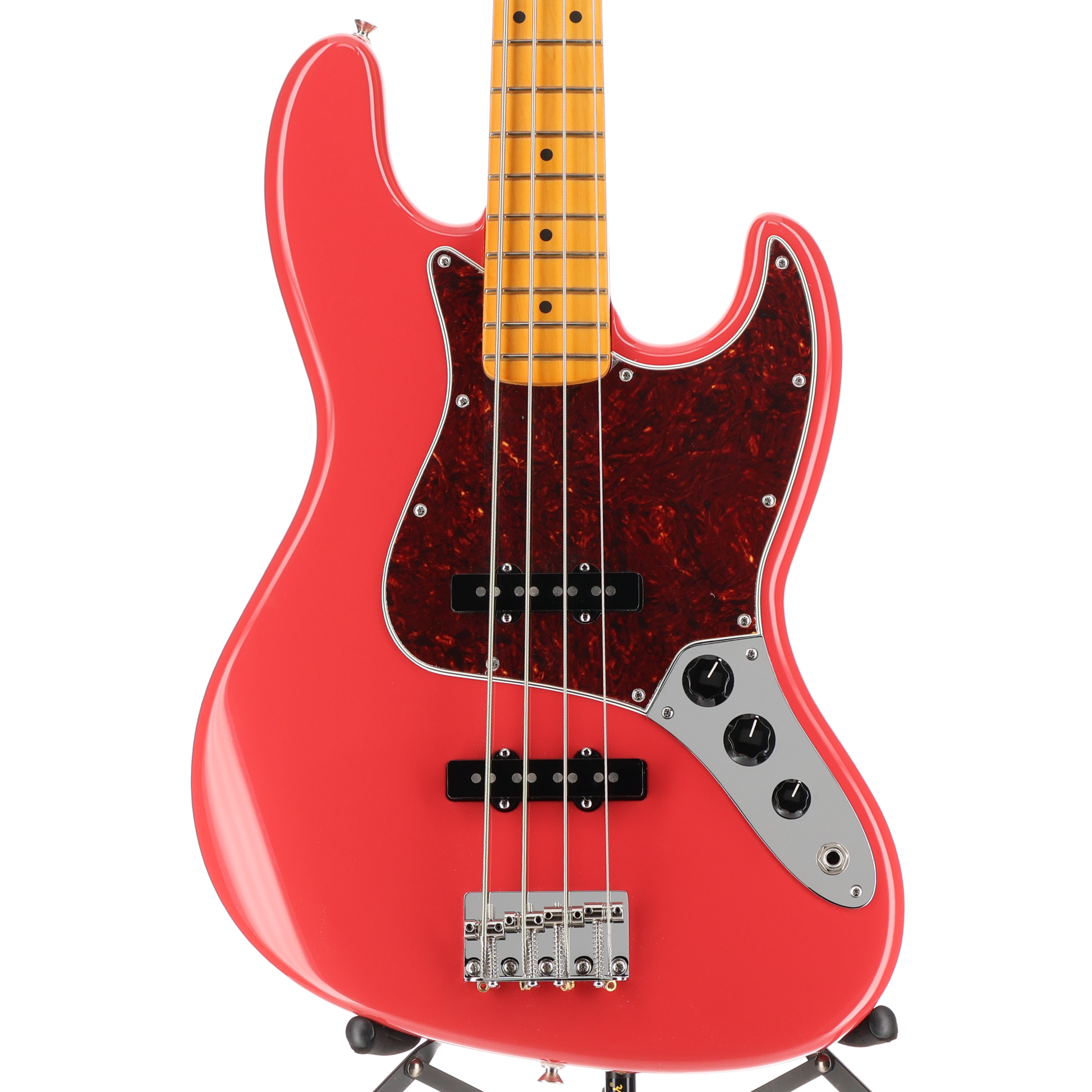 Fender American Professional Classic Jazz Bass, Maple Fingerboard, Faded Dakota Red (B5) (03010)