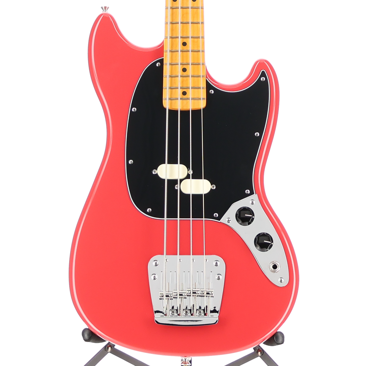 Fender American Professional Classic Mustang Bass®, Maple Fingerboard, Faded Dakota Red (W8) (95135)
