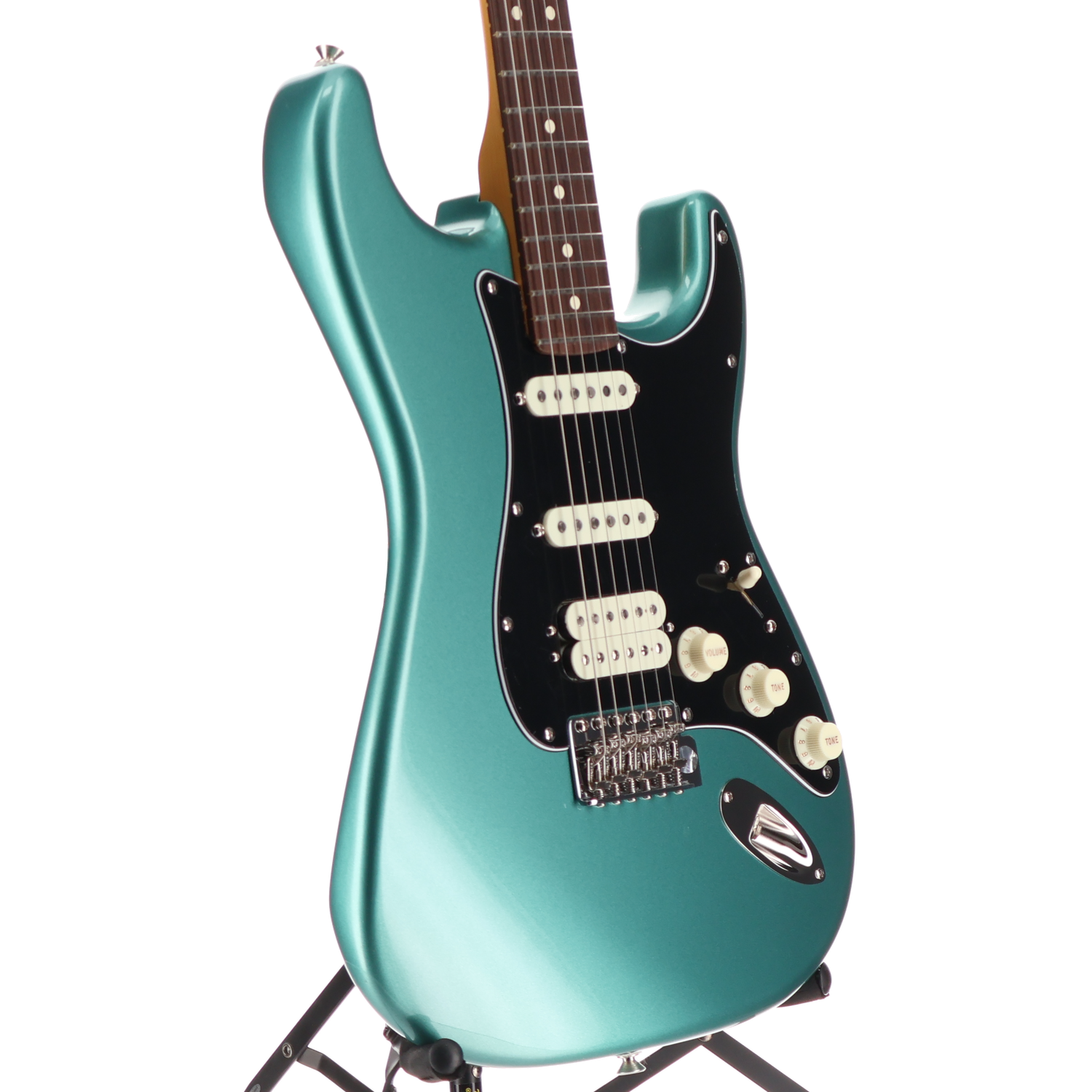 Fender American Professional Classic Stratocaster HSS, Rosewood Fingerboard, Faded Sherwood Green Metallic (M13) (86626)