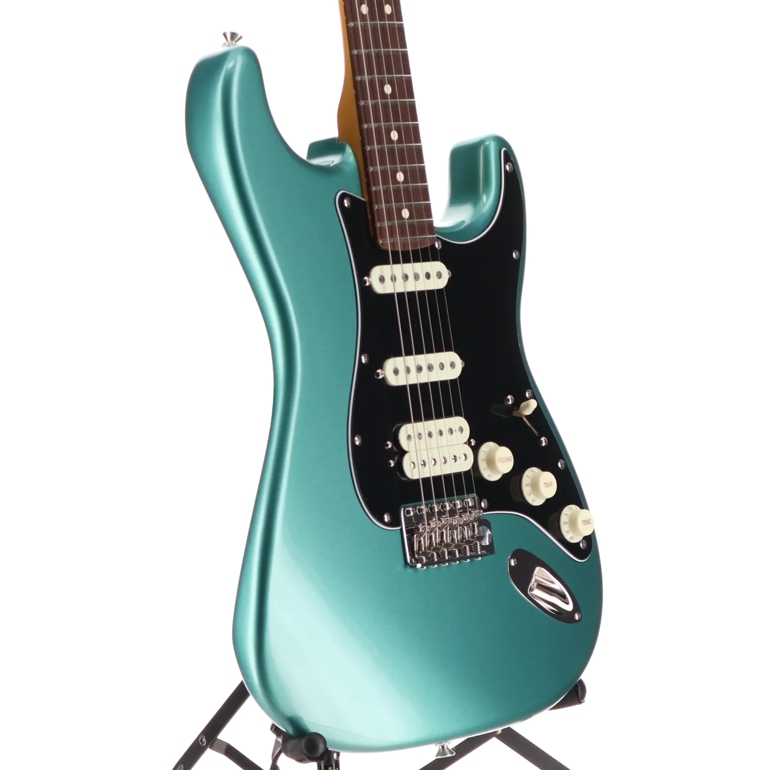 Fender American Professional Classic Stratocaster HSS, Rosewood Fingerboard, Faded Sherwood Green Metallic (M13) (86626)
