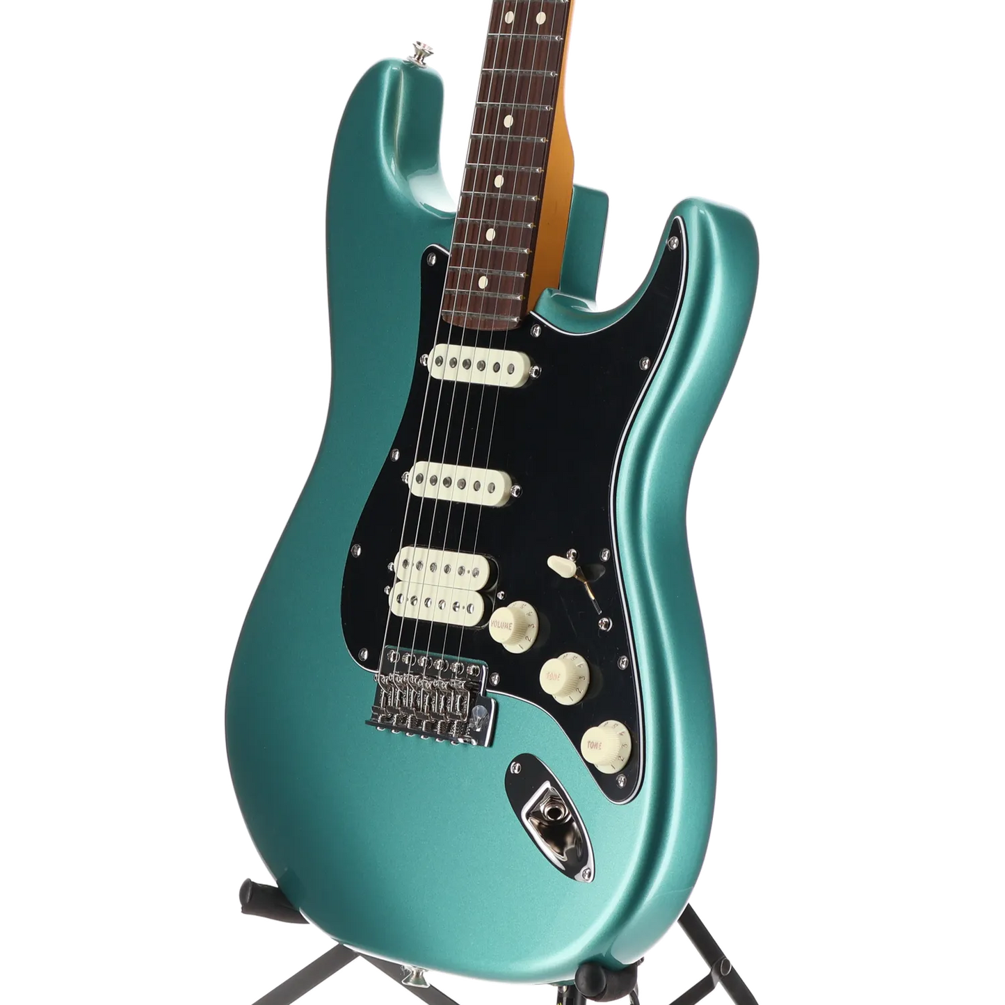 Fender American Professional Classic Stratocaster HSS, Rosewood Fingerboard, Faded Sherwood Green Metallic (M13) (86626)
