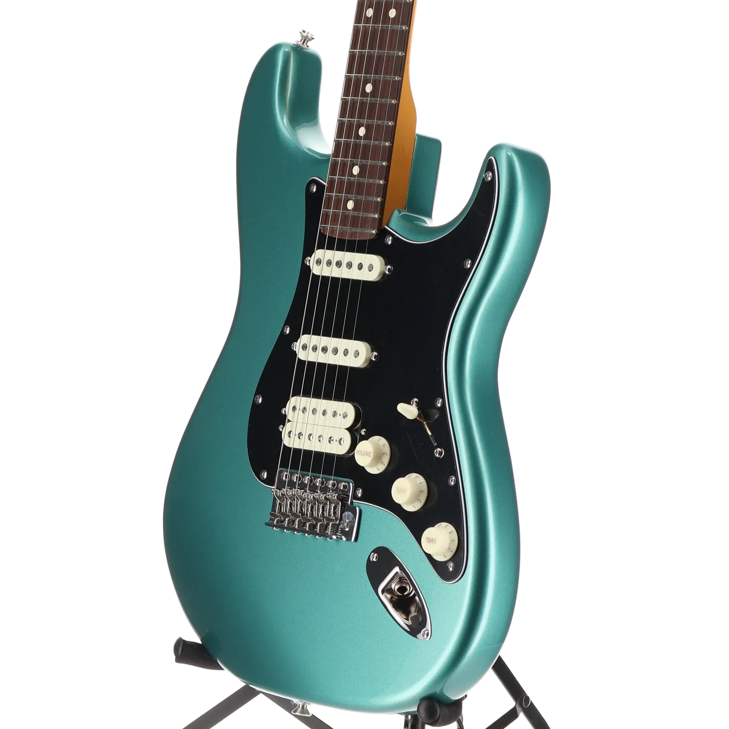 Fender American Professional Classic Stratocaster HSS, Rosewood Fingerboard, Faded Sherwood Green Metallic (M13) (86626)