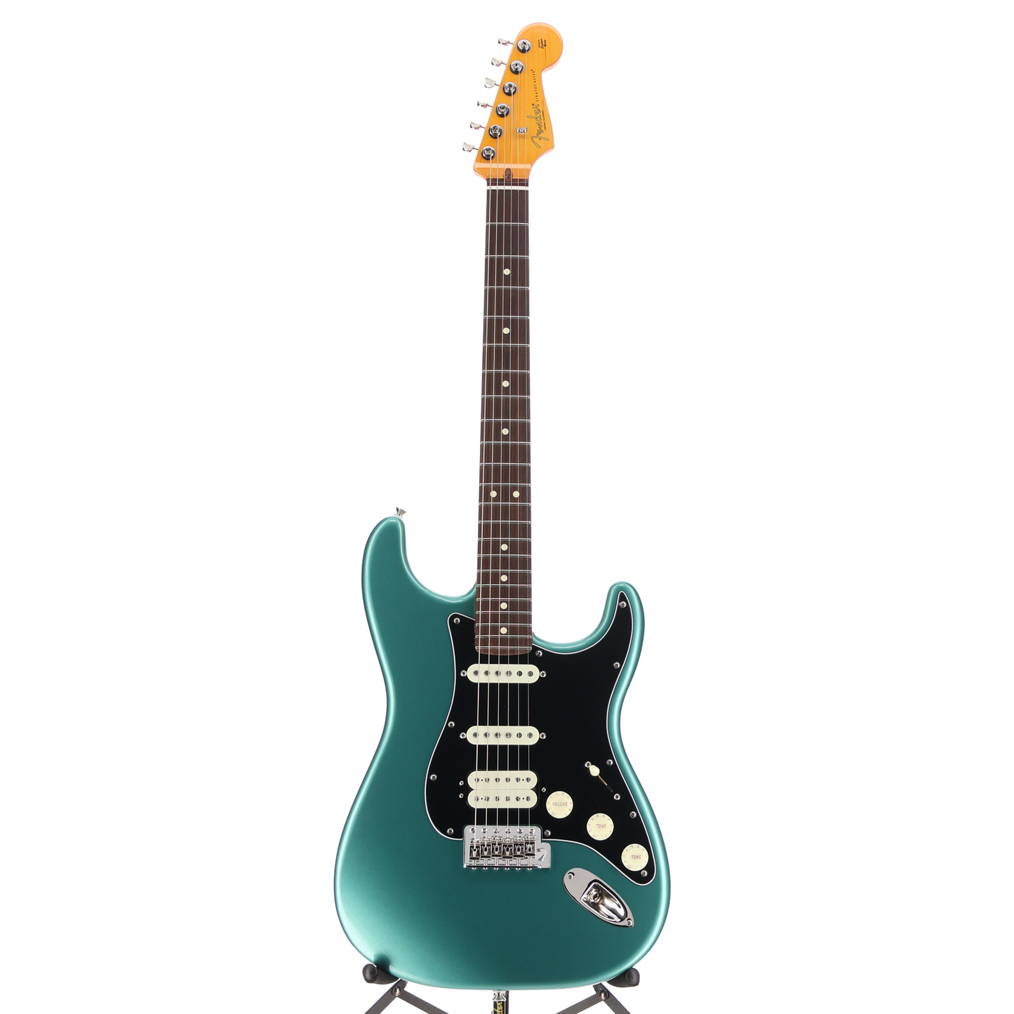 Fender American Professional Classic Stratocaster HSS, Rosewood Fingerboard, Faded Sherwood Green Metallic (M13) (86626)