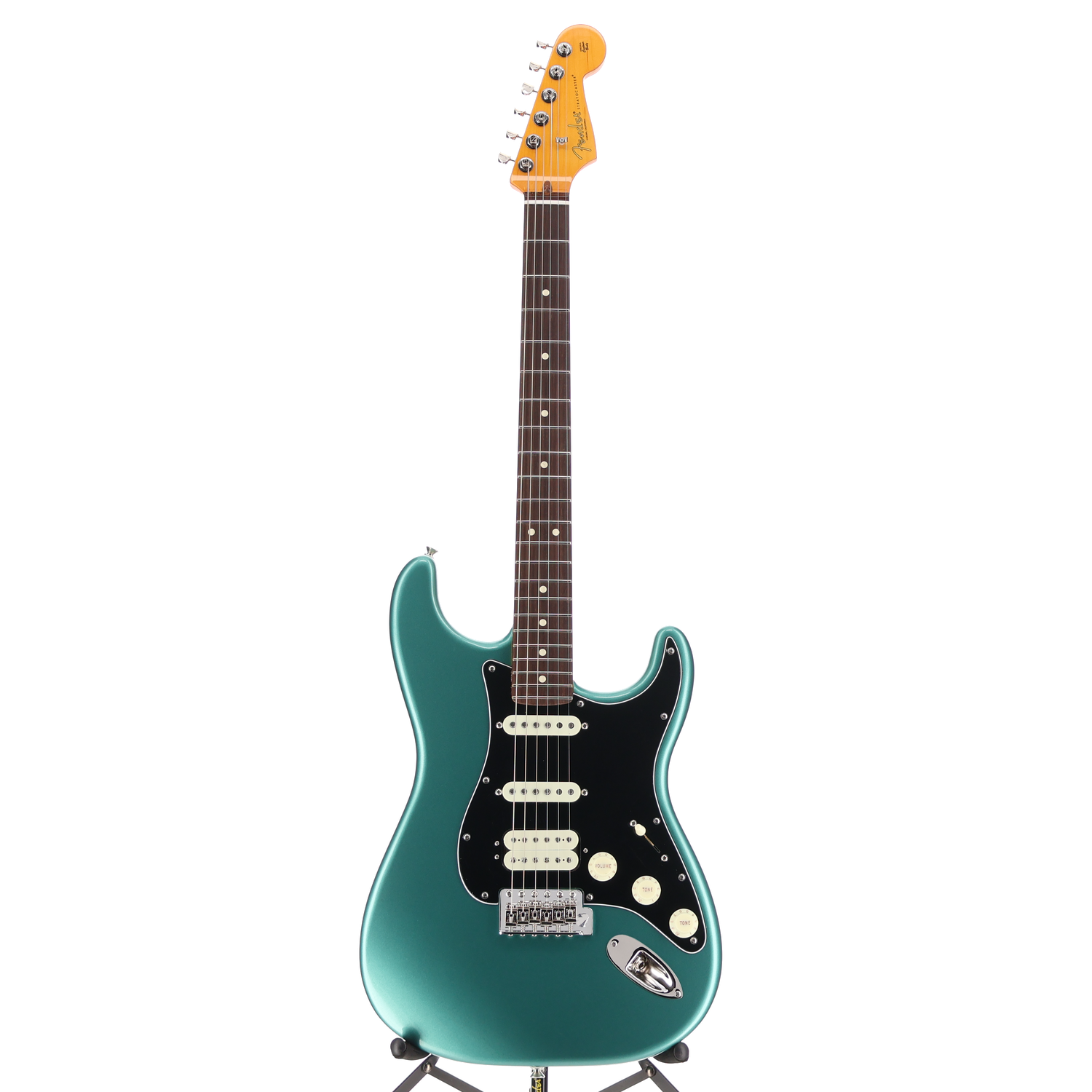 Fender American Professional Classic Stratocaster HSS, Rosewood Fingerboard, Faded Sherwood Green Metallic (M13) (86626)