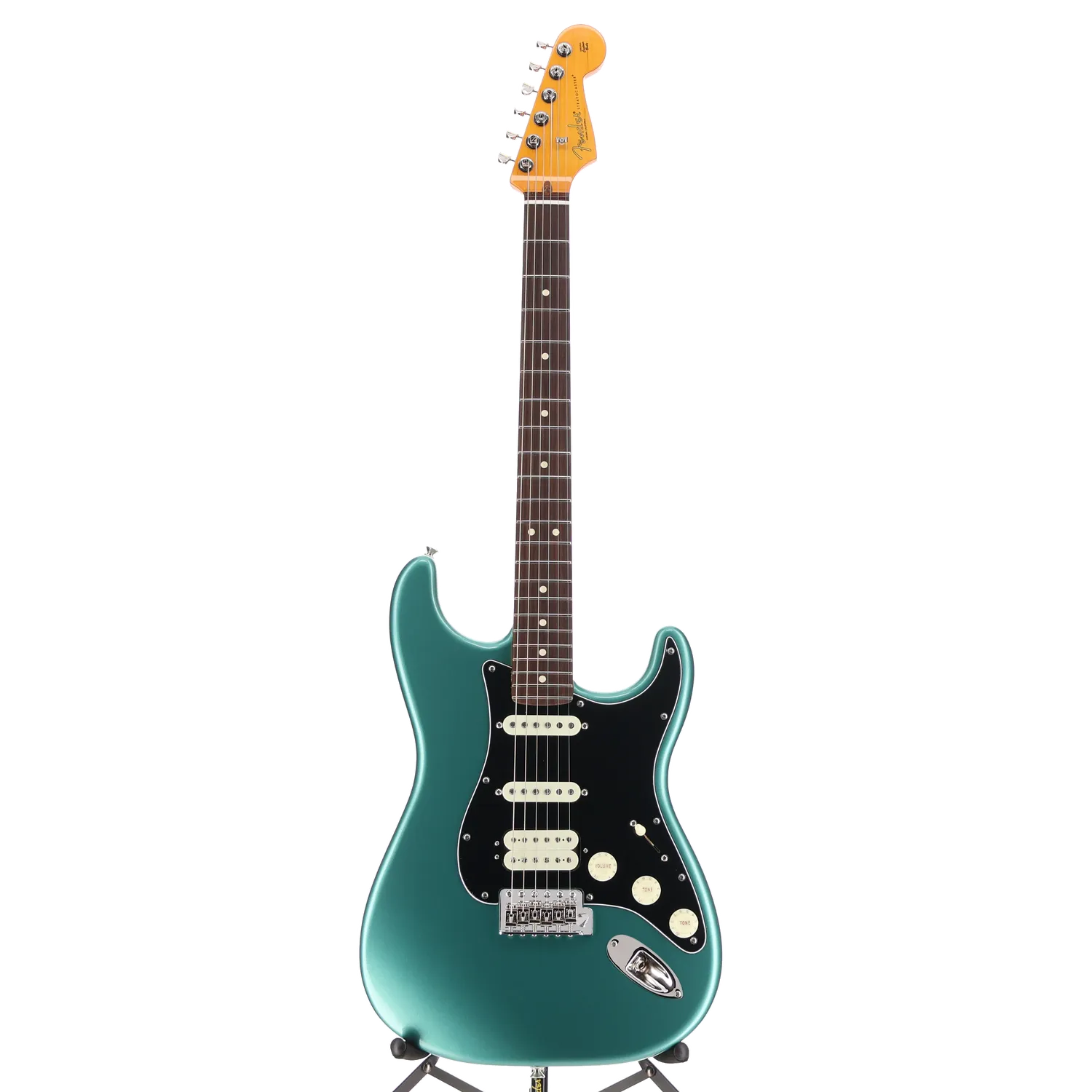 Fender American Professional Classic Stratocaster HSS, Rosewood Fingerboard, Faded Sherwood Green Metallic (M13) (86626)