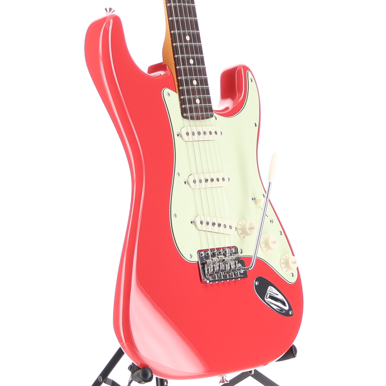 Fender American Professional Classic Stratocaster®, Rosewood Fingerboard, Faded Dakota Red (K13) (09985)