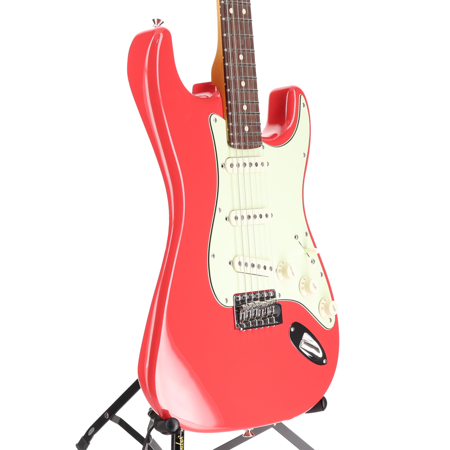 Fender American Professional Classic Stratocaster®, Rosewood Fingerboard, Faded Dakota Red (K3) (03256)
