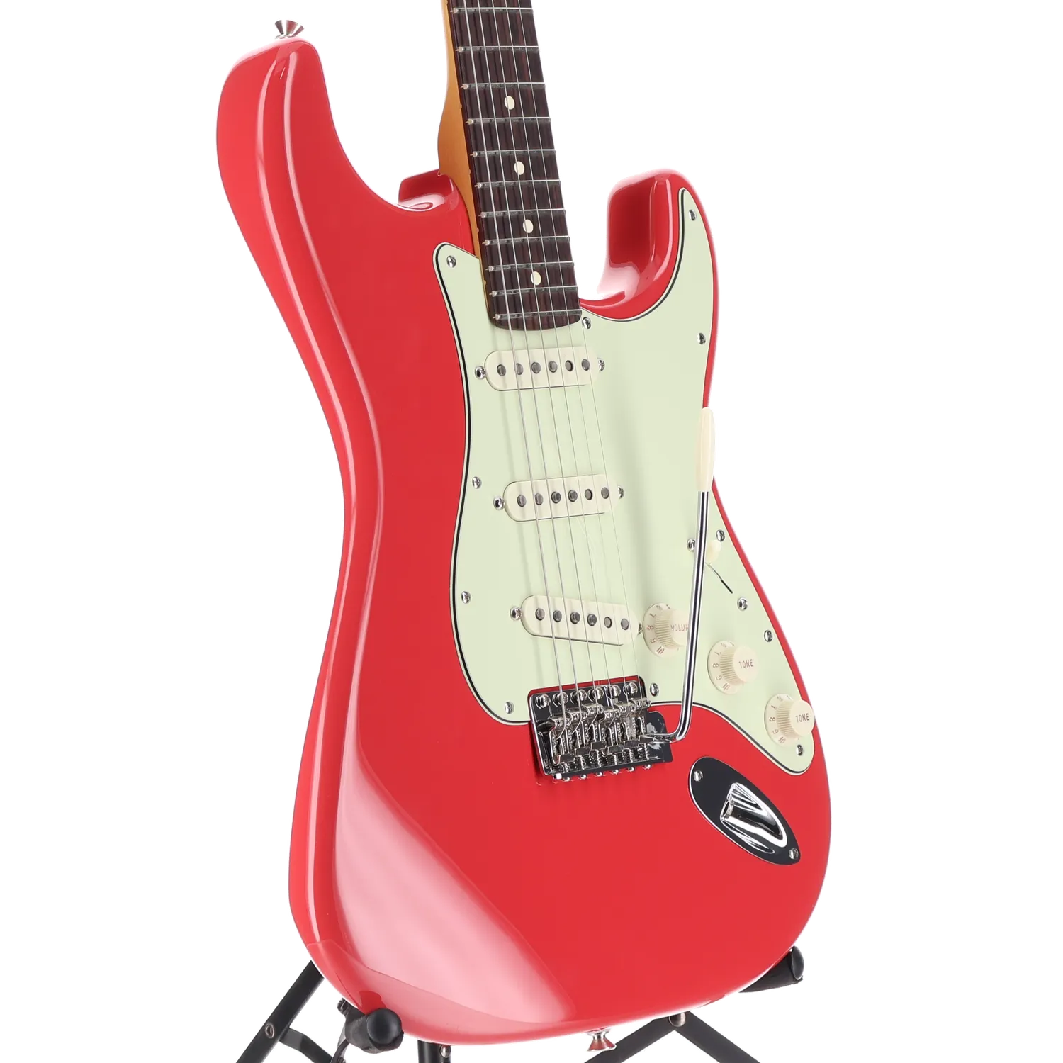 Fender American Professional Classic Stratocaster®, Rosewood Fingerboard, Faded Dakota Red (M3) (09985)