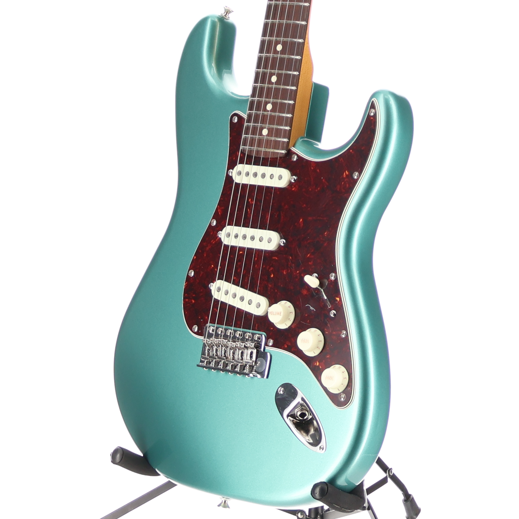 Fender American Professional Classic Stratocaster®, Rosewood Fingerboard - Faded Sherwood Green Metallic (W2) (02643)
