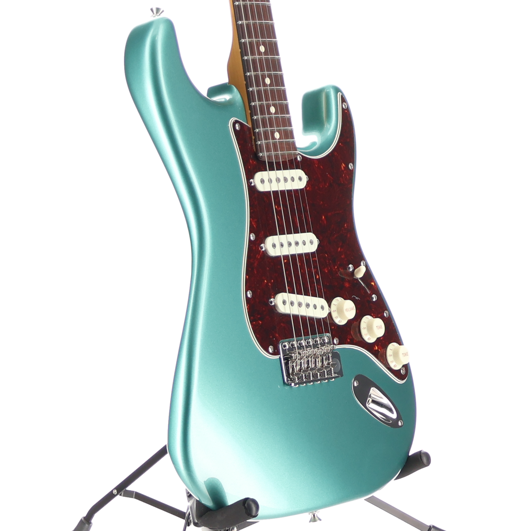 Fender American Professional Classic Stratocaster®, Rosewood Fingerboard - Faded Sherwood Green Metallic (W2) (02643)