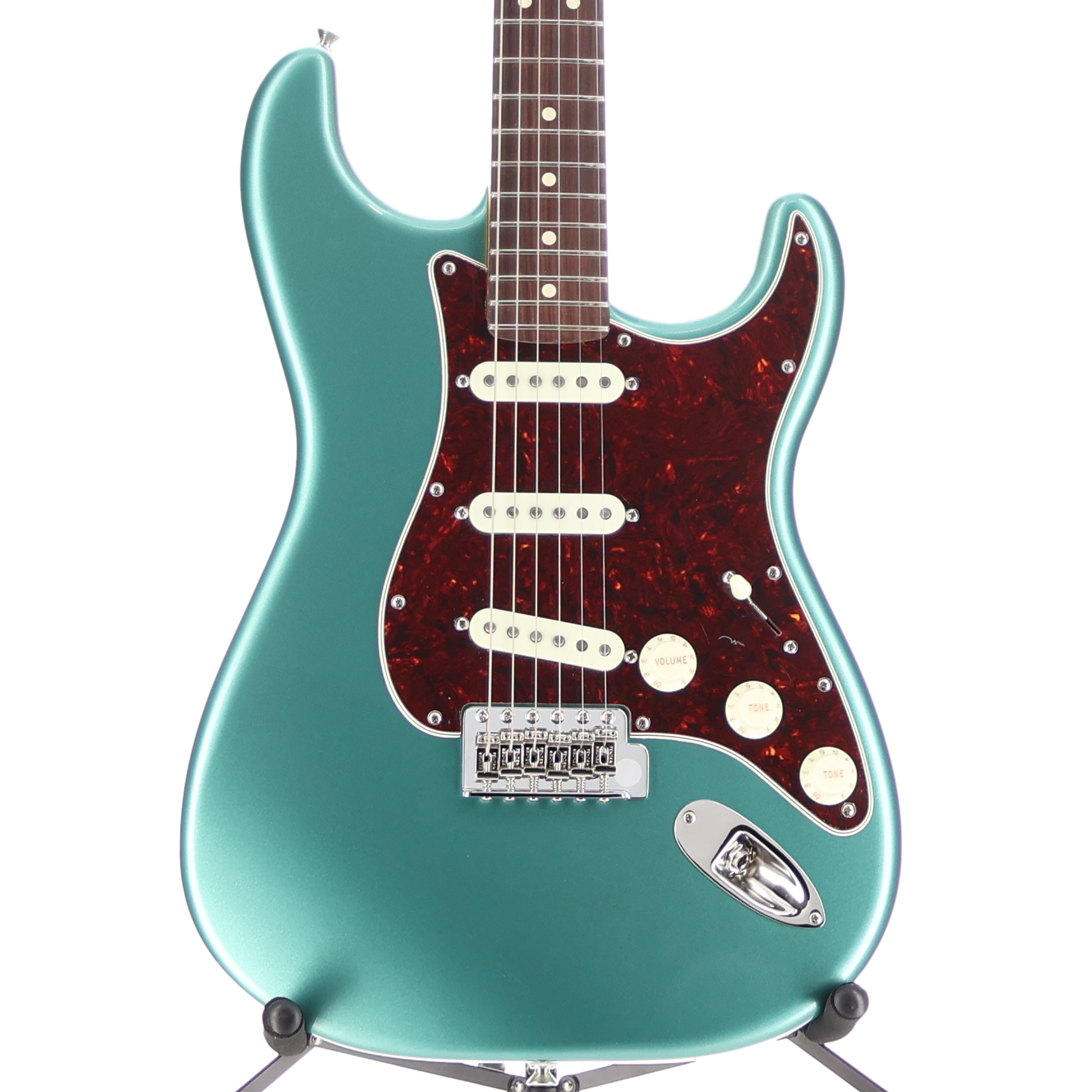 Fender American Professional Classic Stratocaster®, Rosewood Fingerboard - Faded Sherwood Green Metallic (W2) (02643)