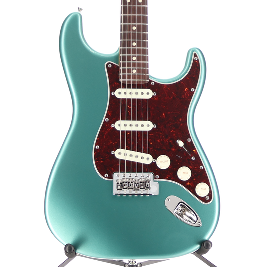 Fender American Professional Classic Stratocaster®, Rosewood Fingerboard - Faded Sherwood Green Metallic (W2) (02643)