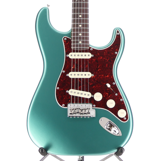 Fender American Professional Classic Stratocaster, Rosewood Fingerboard, Faded Sherwood Green Metallic (W8) (05595)
