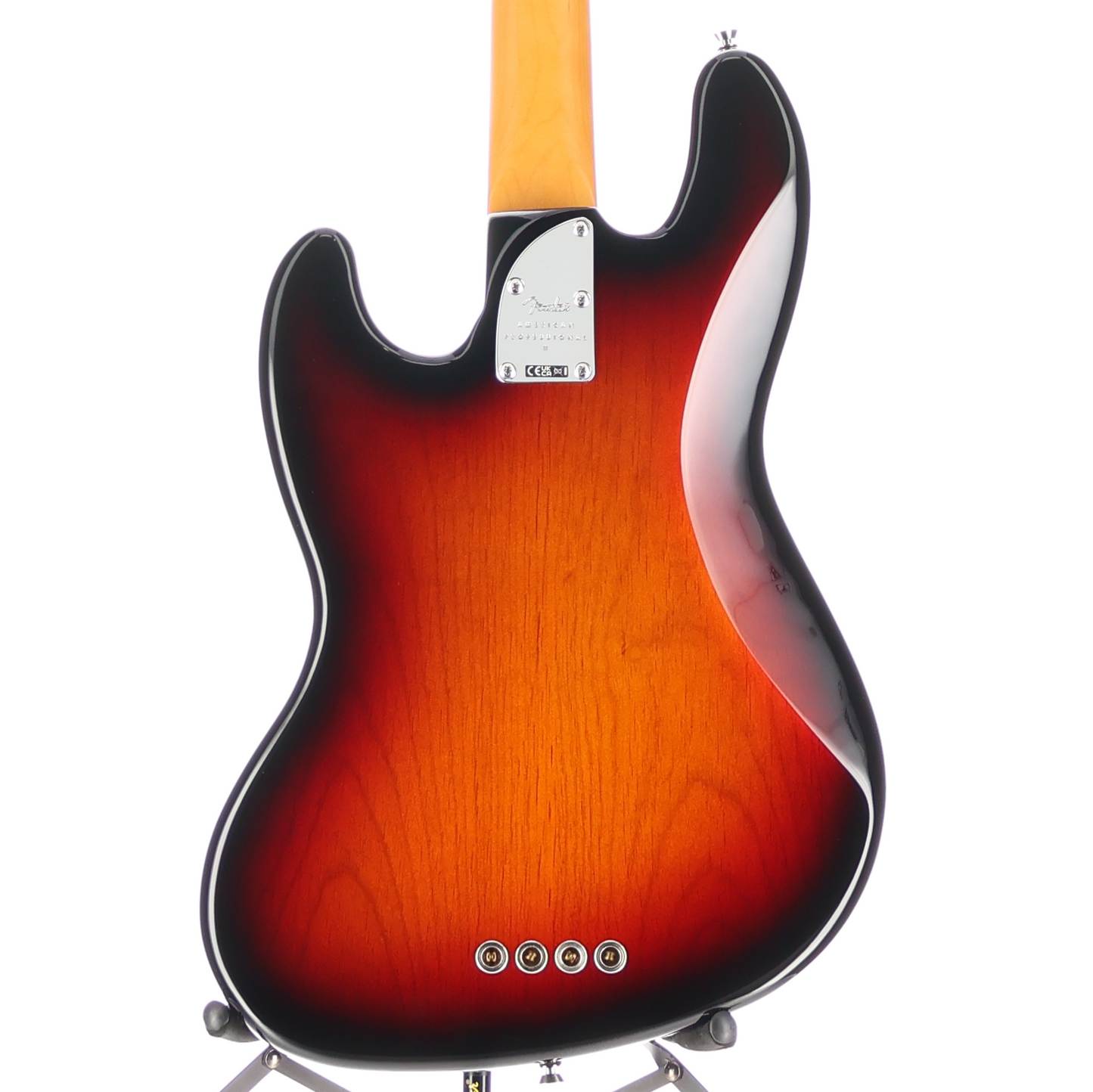 Fender American Professional II Jazz Bass, Maple Fingerboard, 3-Color Sunburst (H10) (86424)