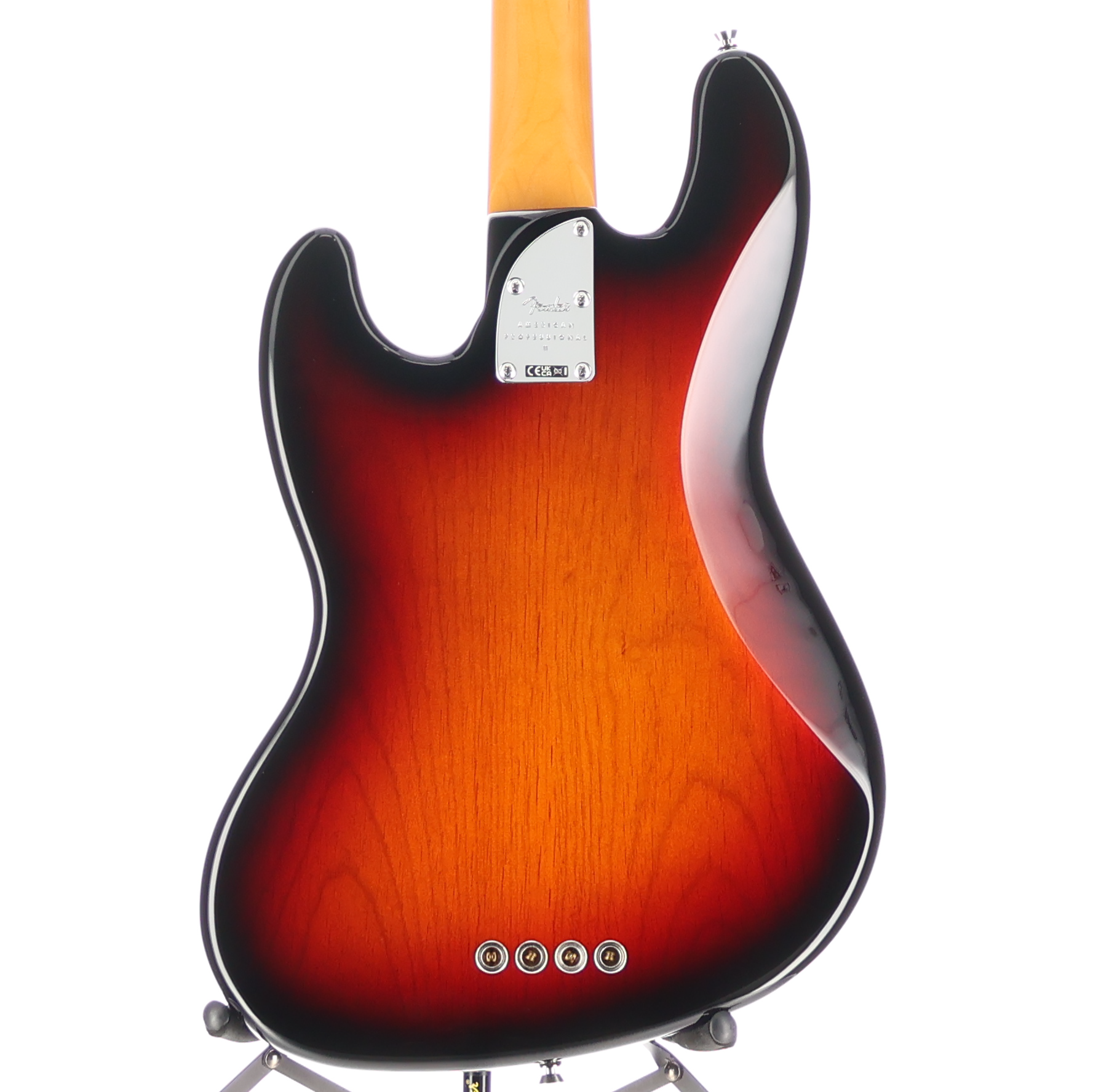 Fender American Professional II Jazz Bass, Maple Fingerboard, 3-Color Sunburst (H10) (86424)