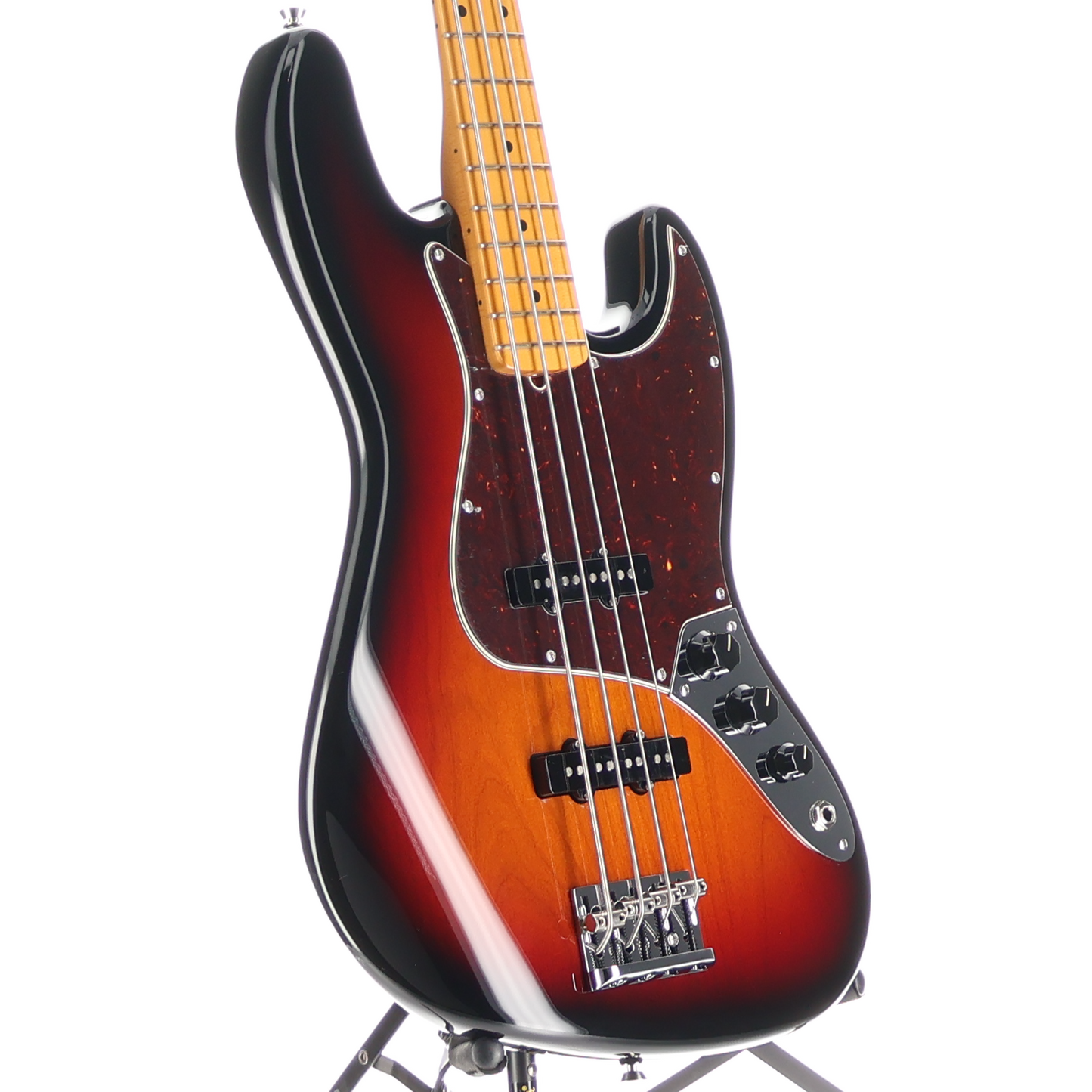 Fender American Professional II Jazz Bass, Maple Fingerboard, 3-Color Sunburst (H10) (86424)