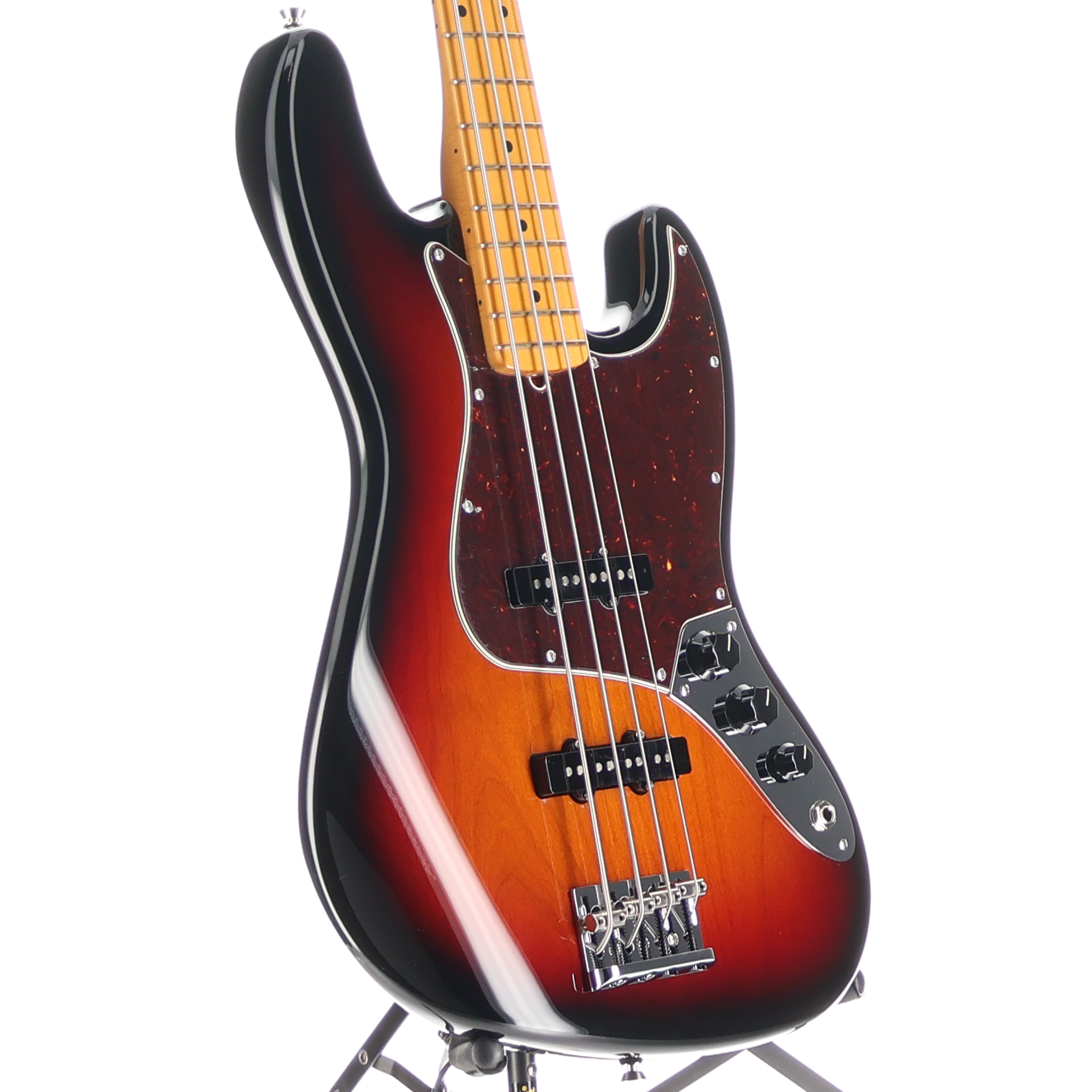Fender American Professional II Jazz Bass, Maple Fingerboard, 3-Color Sunburst (H10) (86424)