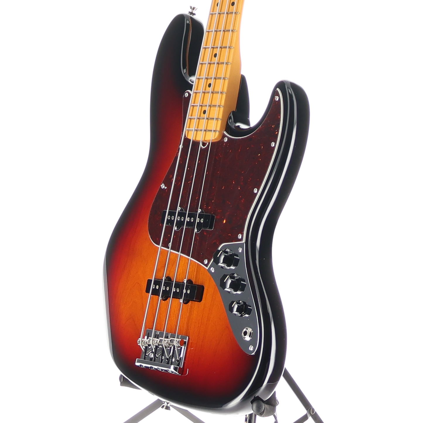 Fender American Professional II Jazz Bass, Maple Fingerboard, 3-Color Sunburst (H10) (86424)