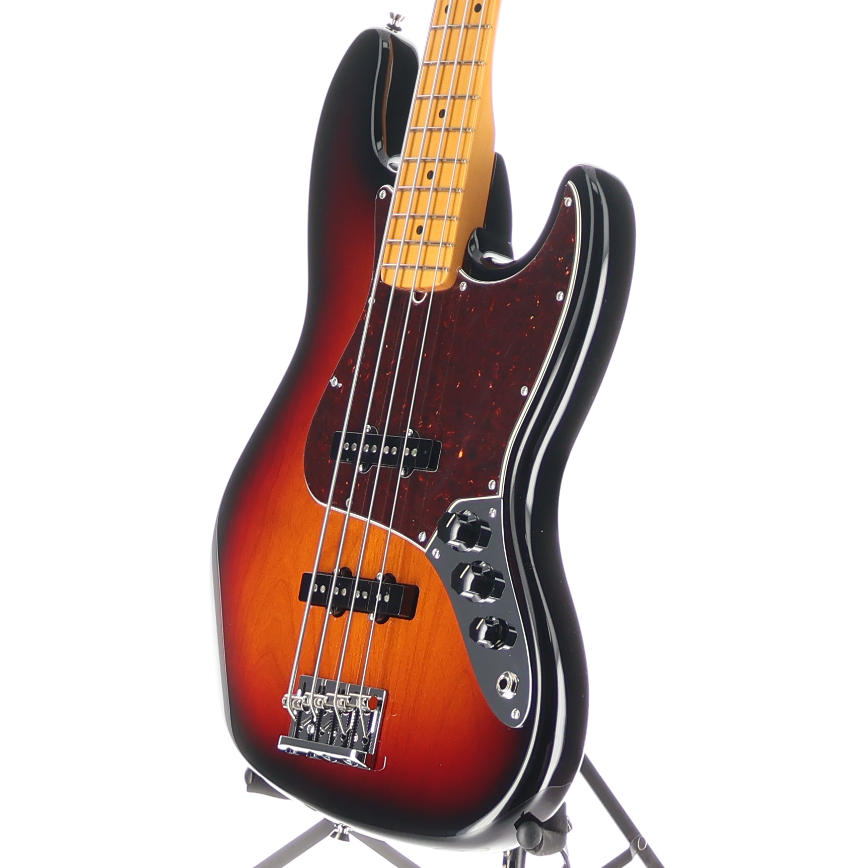 Fender American Professional II Jazz Bass, Maple Fingerboard, 3-Color Sunburst (H10) (86424)