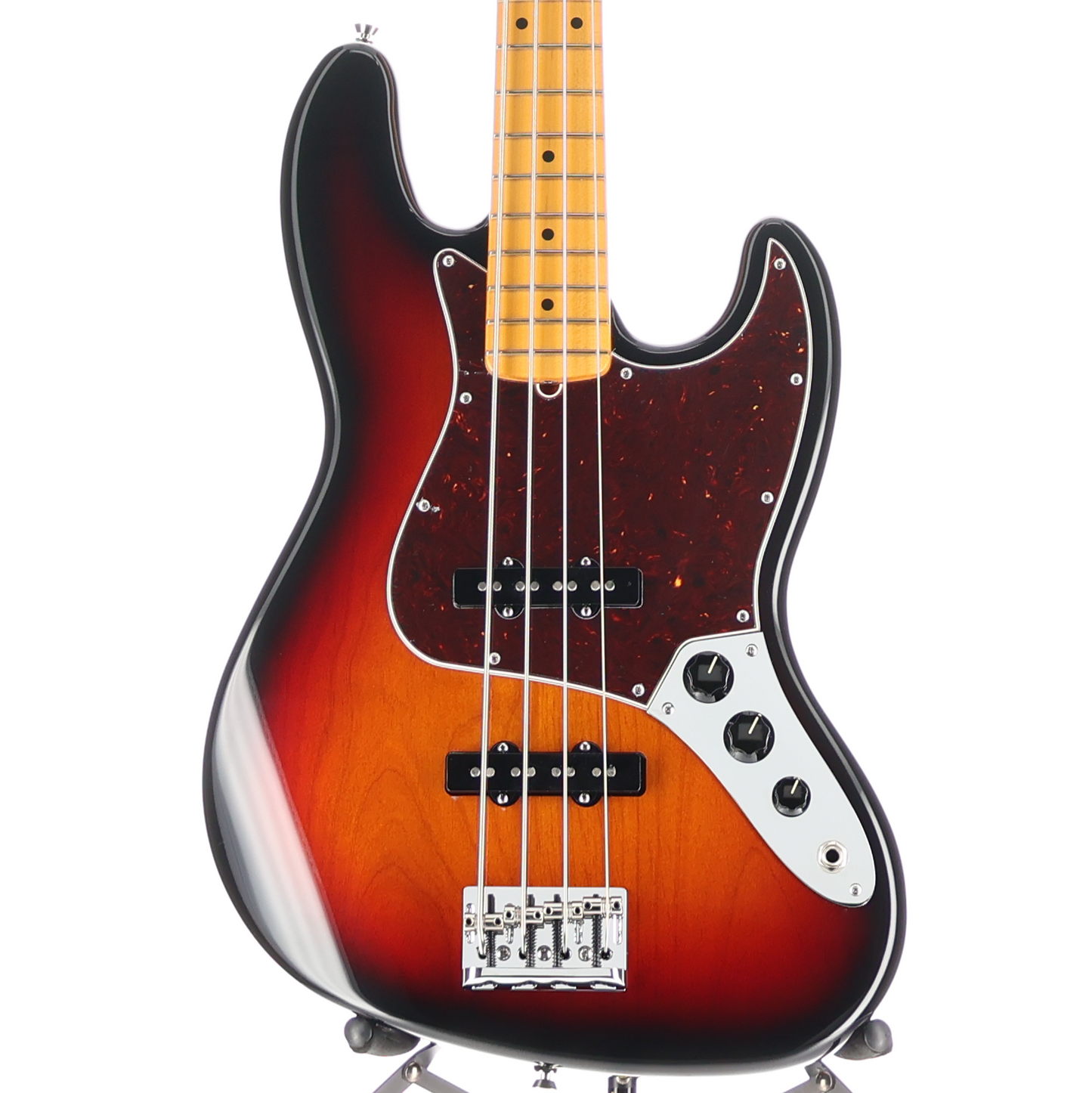 Fender American Professional II Jazz Bass, Maple Fingerboard, 3-Color Sunburst (H10) (86424)