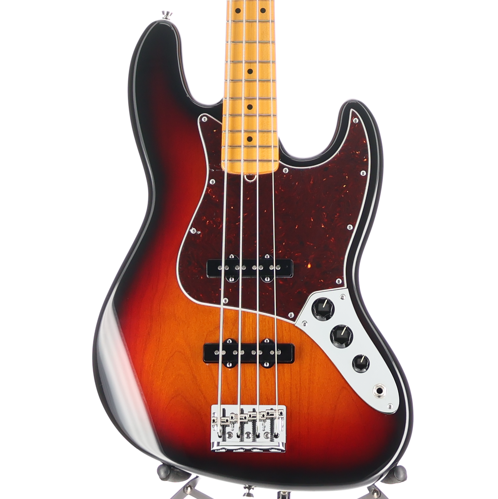 Fender American Professional II Jazz Bass, Maple Fingerboard, 3-Color Sunburst (H10) (86424)
