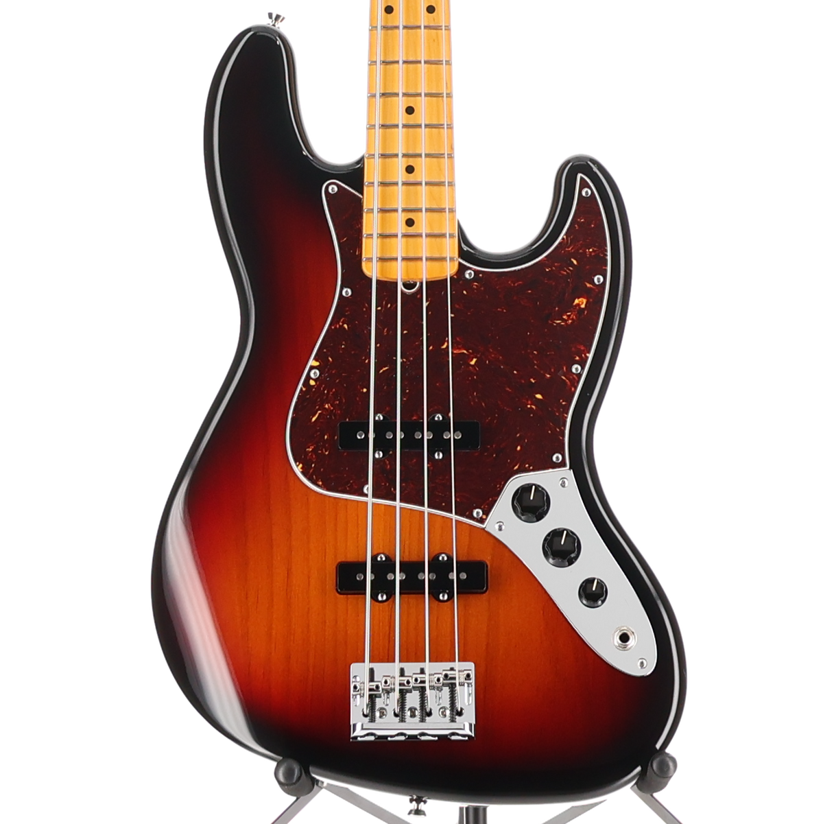 Fender American Professional II Jazz Bass, Maple Fingerboard, 3-Color Sunburst (J5) (46986)