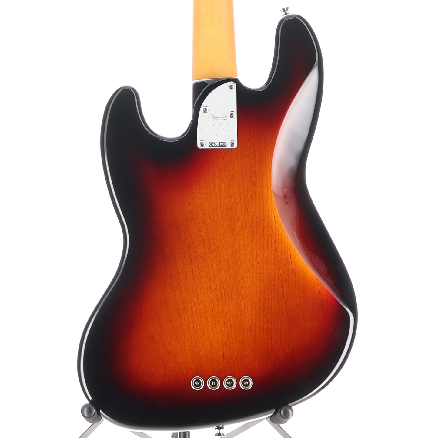 Fender American Professional II Jazz Bass, Maple Fingerboard, 3-Color Sunburst (Q7) (50688)