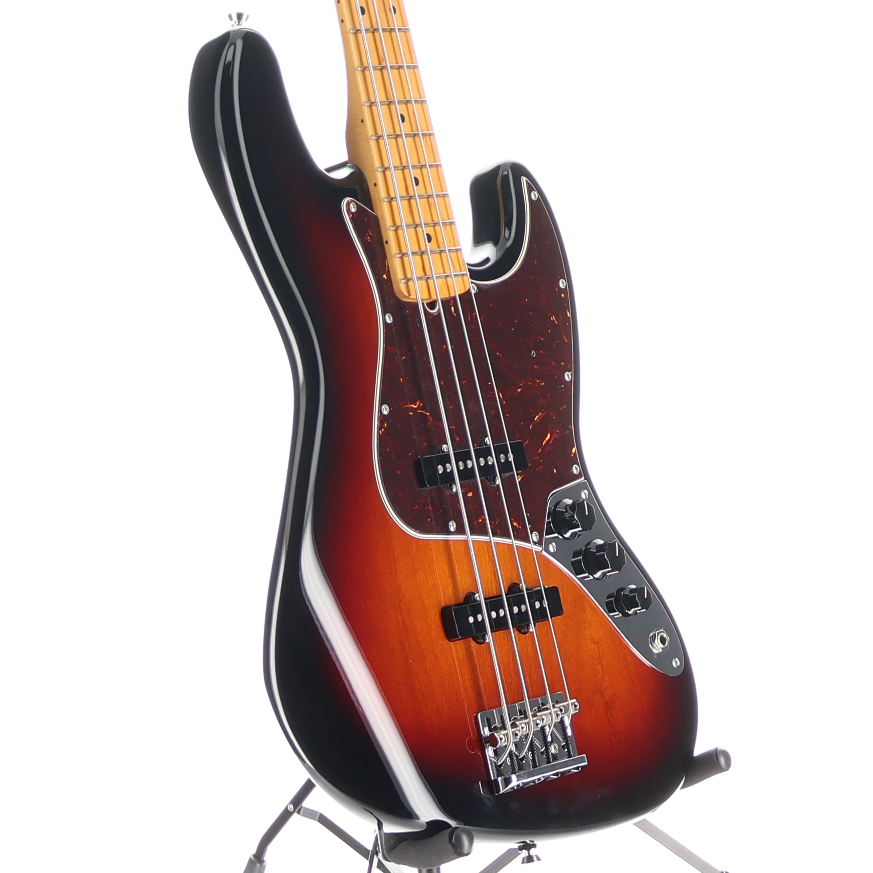 Fender American Professional II Jazz Bass, Maple Fingerboard, 3-Color Sunburst (Q7) (50688)