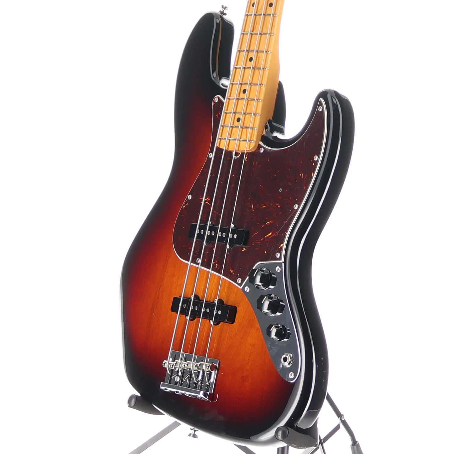Fender American Professional II Jazz Bass, Maple Fingerboard, 3-Color Sunburst (Q7) (50688)