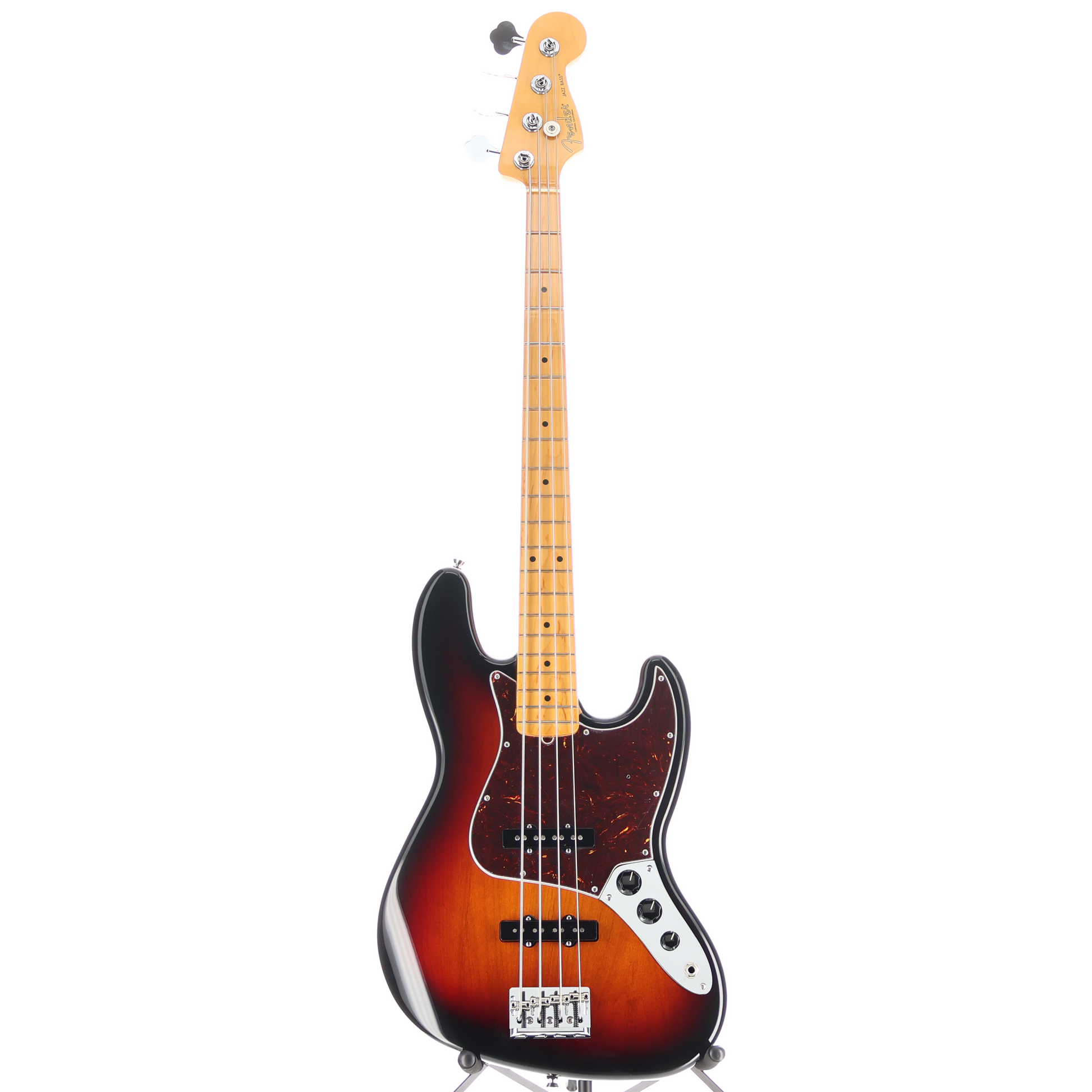 Fender American Professional II Jazz Bass, Maple Fingerboard, 3-Color Sunburst (Q7) (50688)