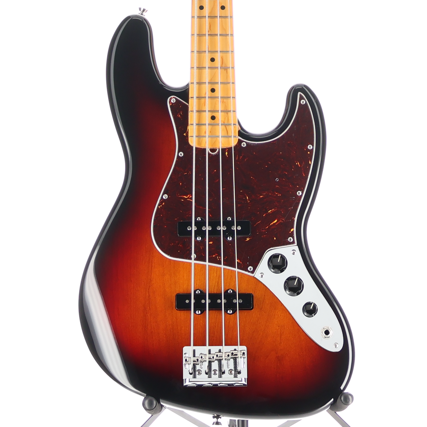 Fender American Professional II Jazz Bass, Maple Fingerboard, 3-Color Sunburst (Q7) (50688)
