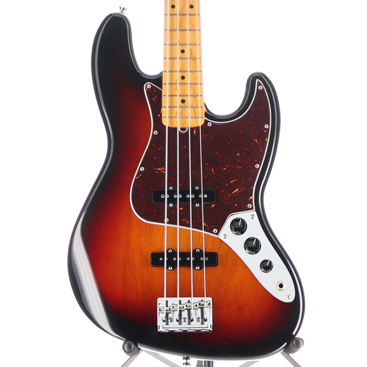 Fender American Professional II Jazz Bass, Maple Fingerboard, 3-Color Sunburst (Q7) (50688)