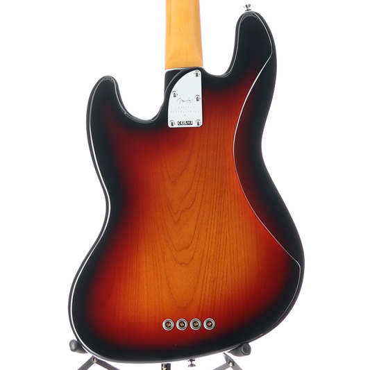 Fender American Professional II Jazz Bass, Maple Fingerboard, 3-Color Sunburst (RC4) (09927)