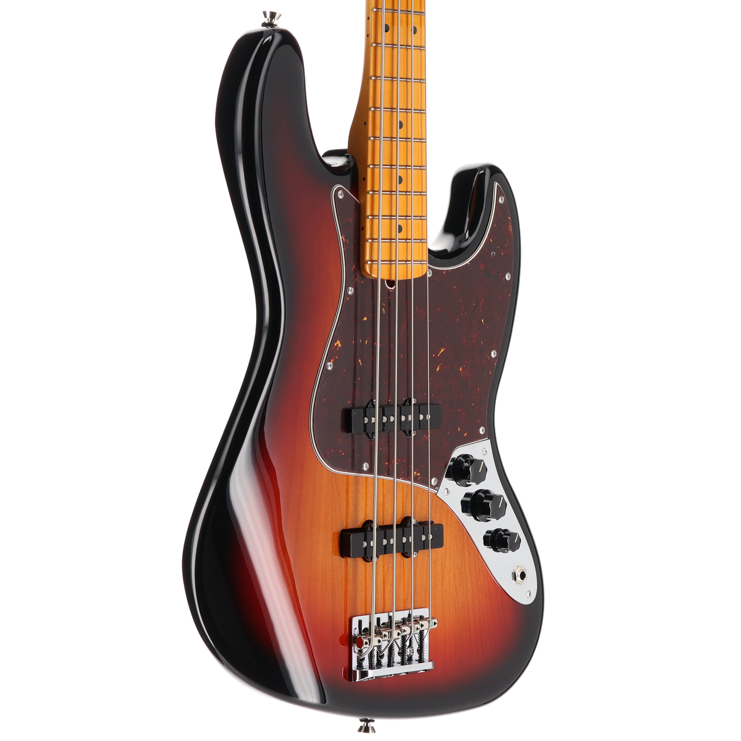 Fender American Professional II Jazz Bass, Maple Fingerboard, 3-Color Sunburst (V8) (09927)