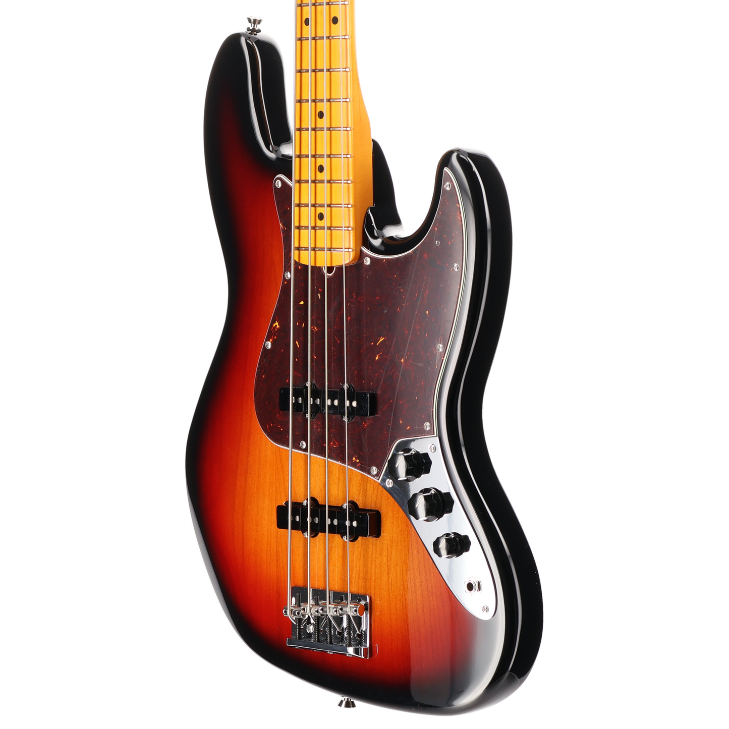 Fender American Professional II Jazz Bass, Maple Fingerboard, 3-Color Sunburst (V8) (09927)
