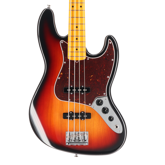 Fender American Professional II Jazz Bass, Maple Fingerboard, 3-Color Sunburst (V8) (09927)