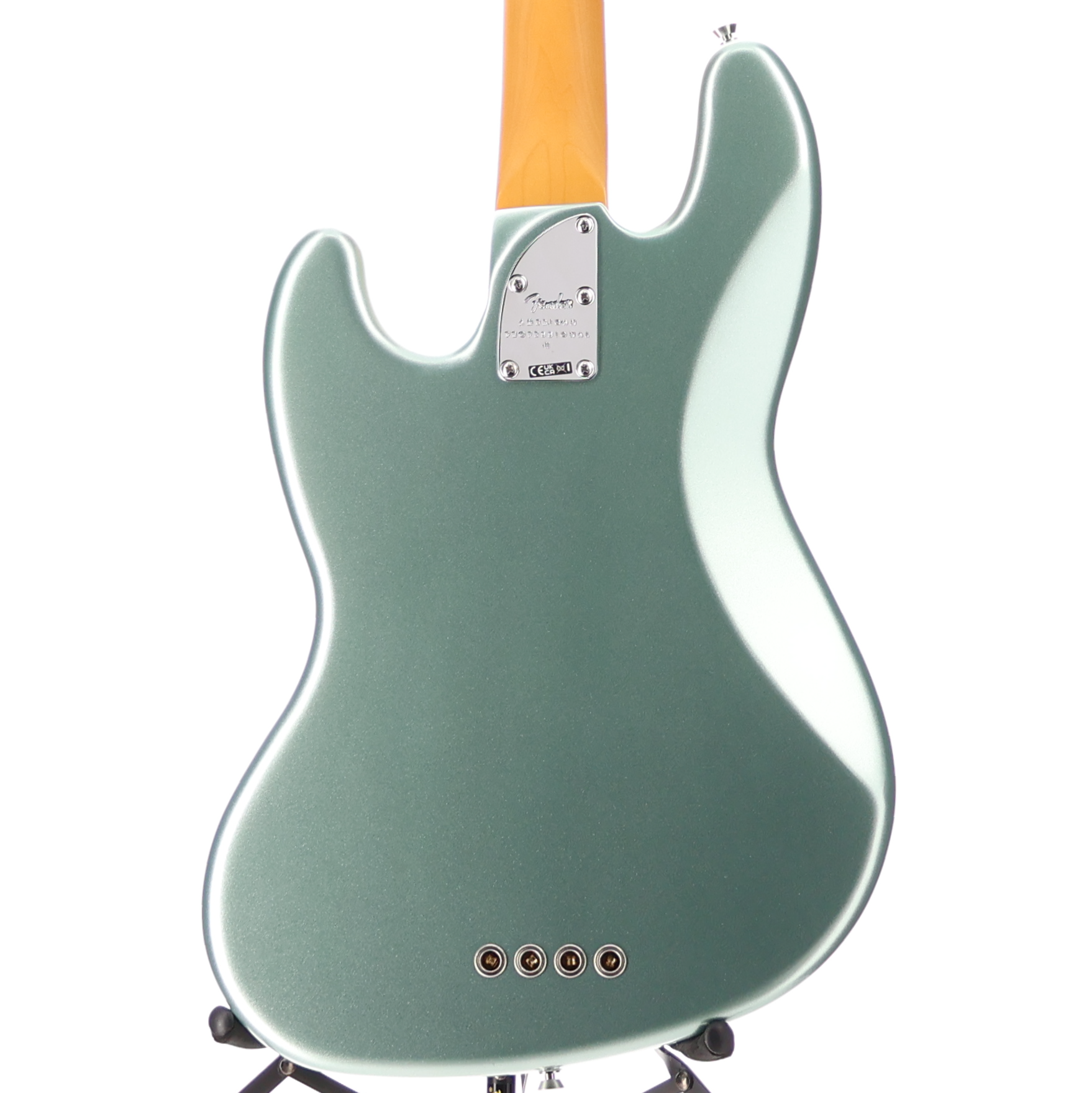 Fender American Professional II Jazz Bass, Maple Fingerboard, Mystic Surf Green (BB2) (08383)