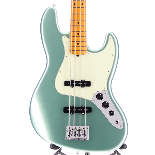 Fender American Professional II Jazz Bass, Maple Fingerboard, Mystic Surf Green (BB2) (08383)