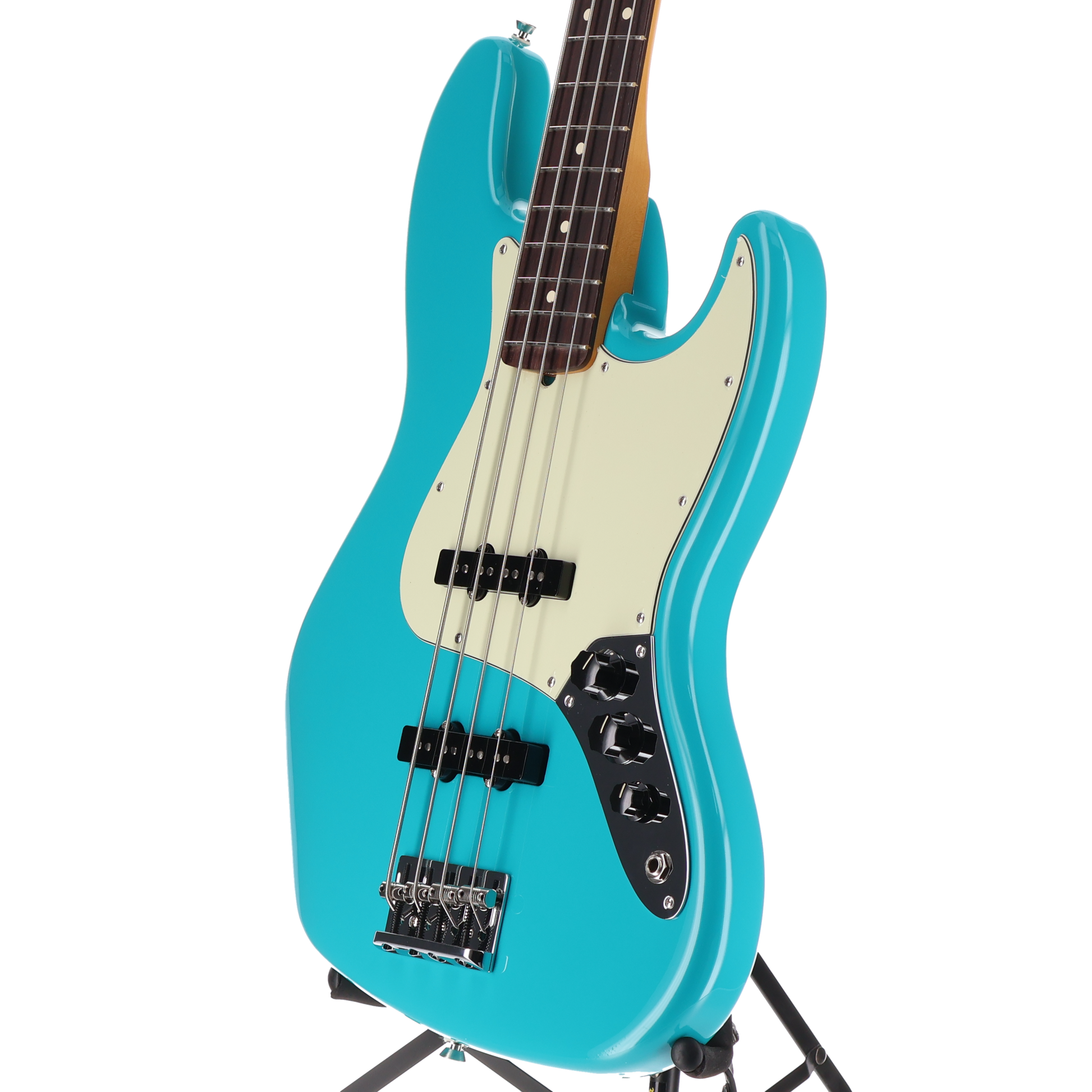 Fender American Professional II Jazz Bass, Rosewood Fingerboard, Miami Blue (D5) (46961)