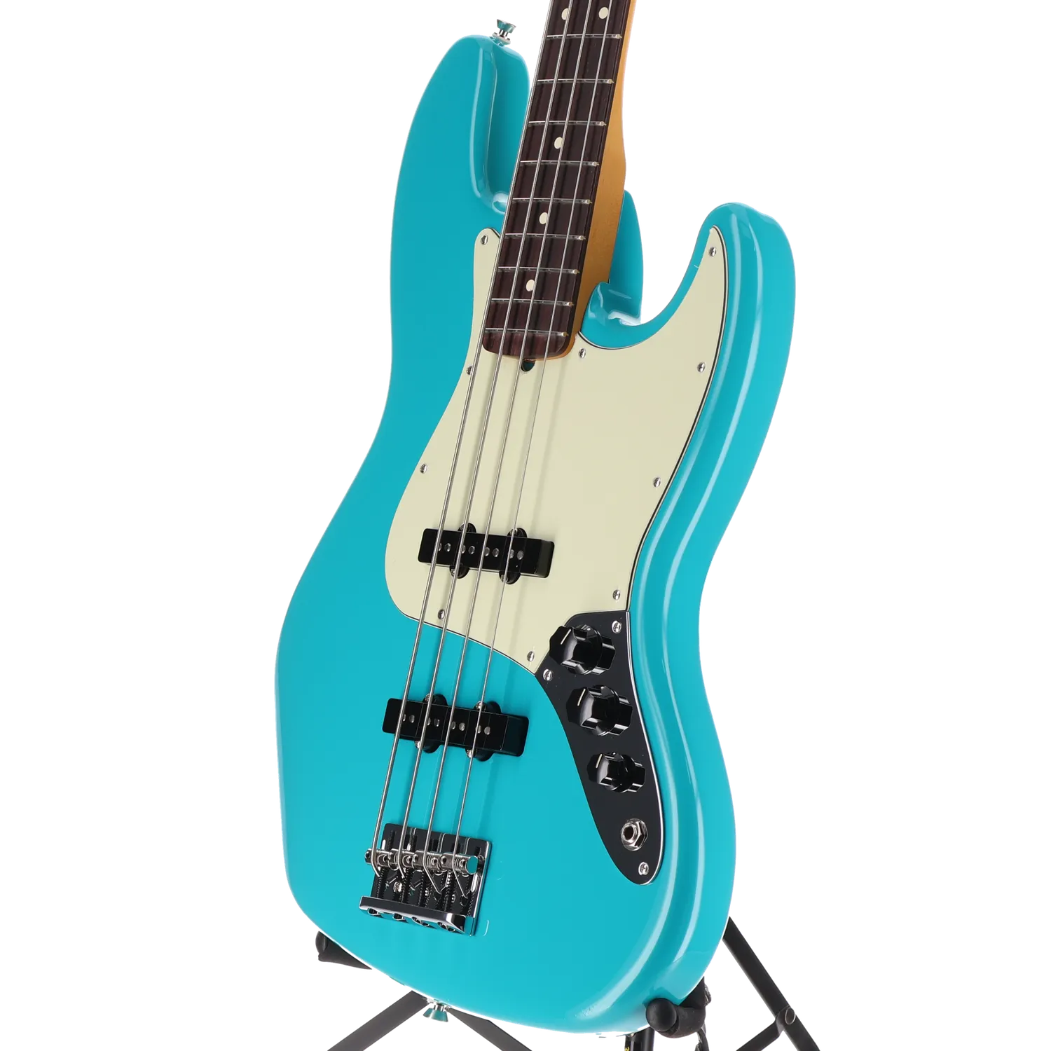Fender American Professional II Jazz Bass, Rosewood Fingerboard, Miami Blue (D5) (46961)