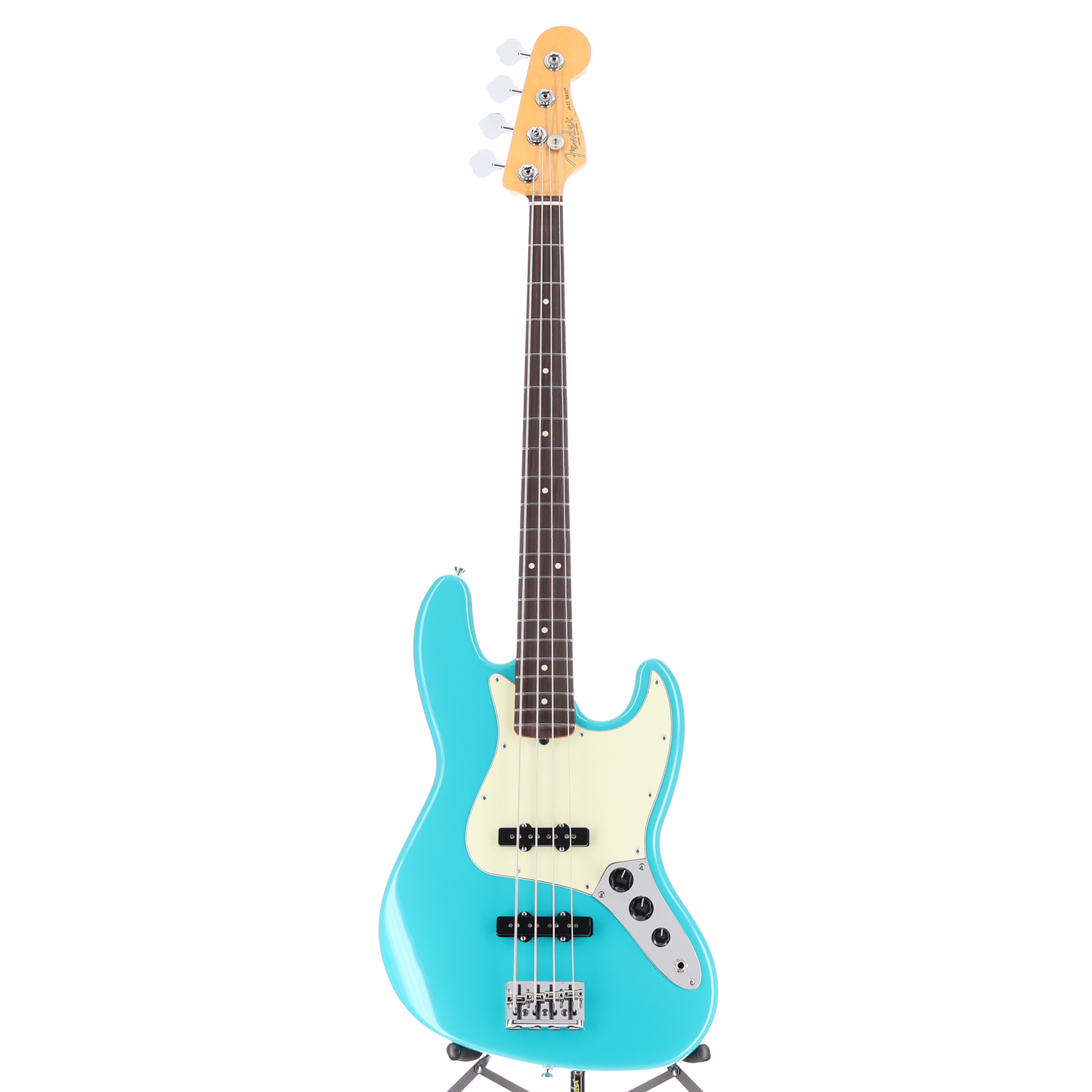 Fender American Professional II Jazz Bass, Rosewood Fingerboard, Miami Blue (D5) (46961)