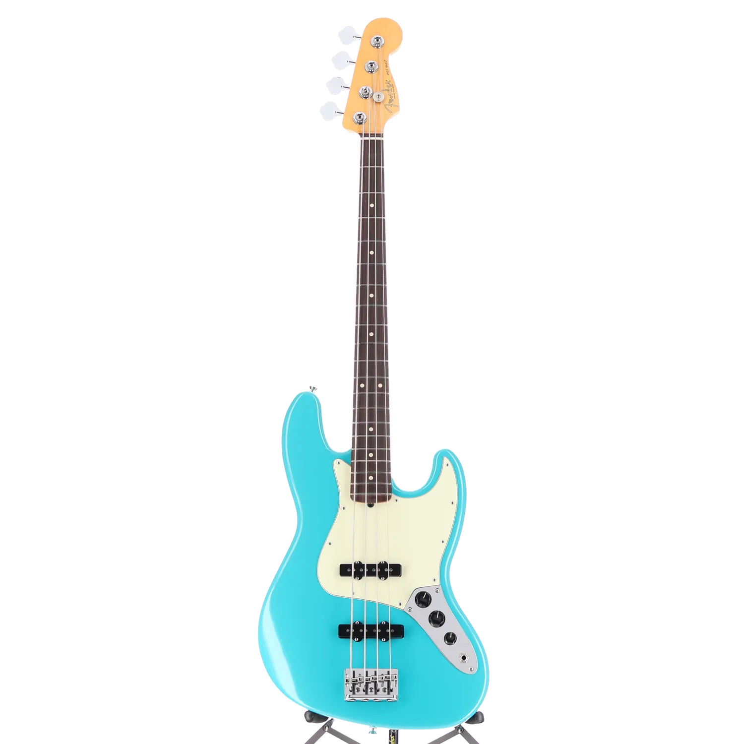 Fender American Professional II Jazz Bass, Rosewood Fingerboard, Miami Blue (D5) (46961)