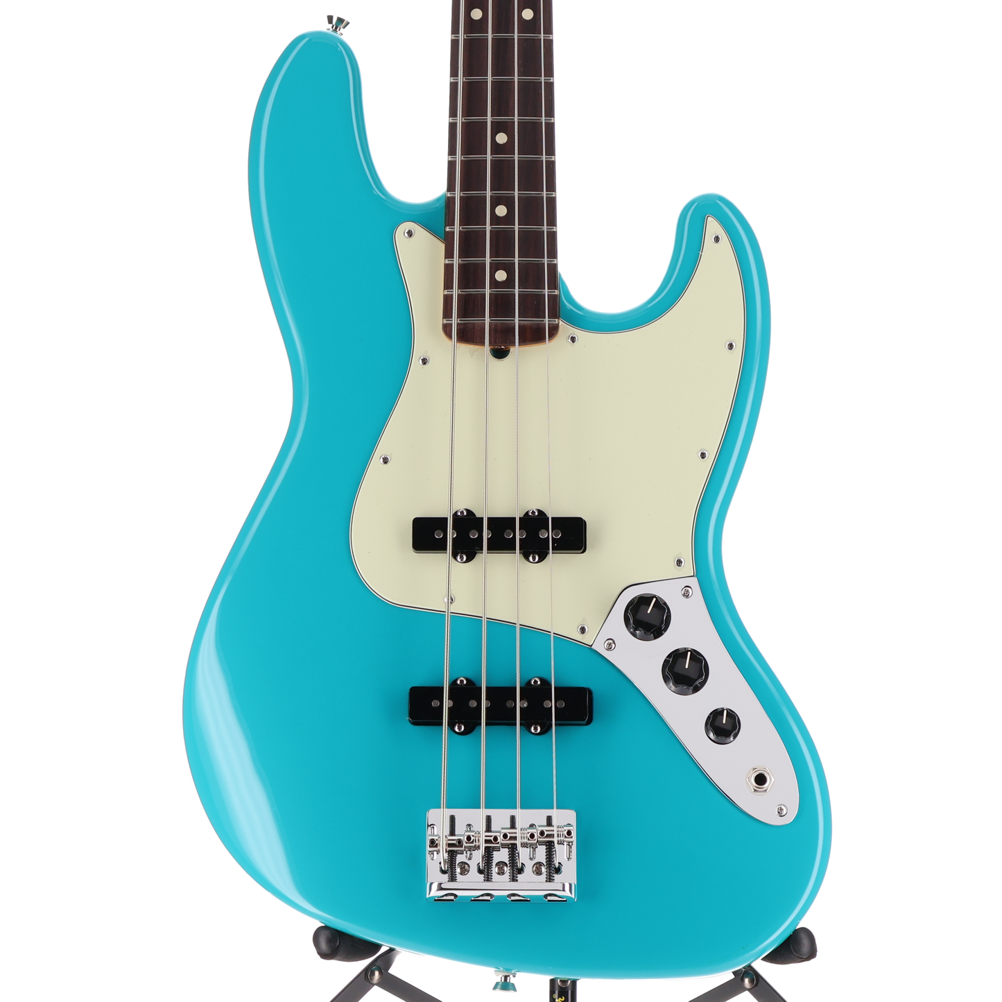 Fender American Professional II Jazz Bass, Rosewood Fingerboard, Miami Blue (D5) (46961)