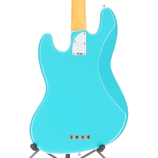 Fender American Professional II Jazz Bass, Rosewood Fingerboard, Miami Blue (H7) (58380)