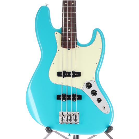 Fender American Professional II Jazz Bass, Rosewood Fingerboard, Miami Blue (H7) (58380)